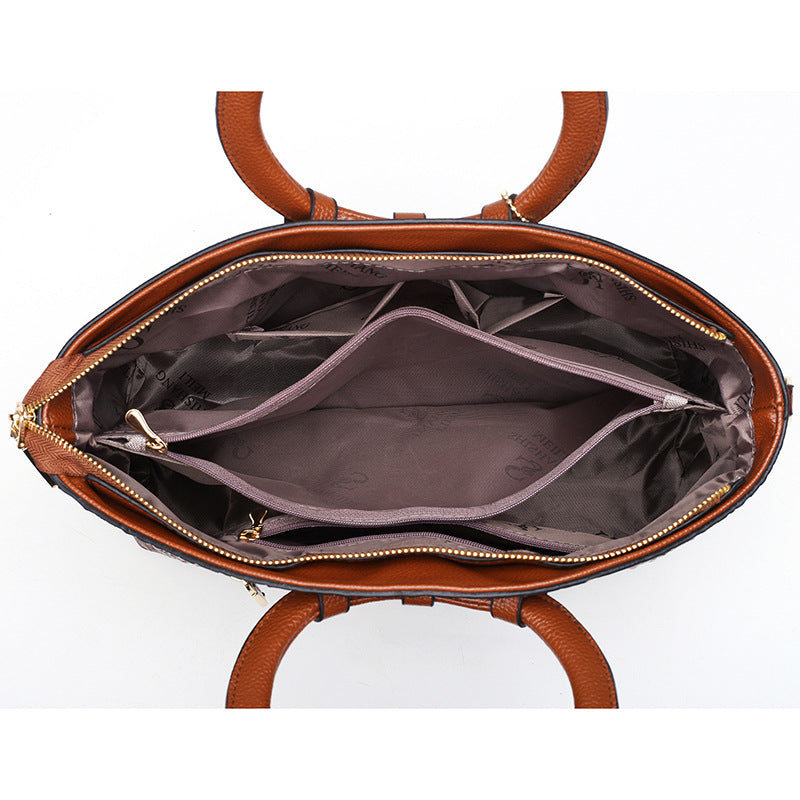 Ladies' handbag European and American style ring single shoulder cross bag