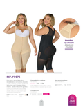 Plus Size Long Faja Free Breasts – Adjustable Shoulder & Natural Butt Lift | REF. F0075