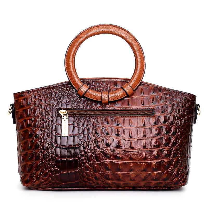 Ladies' handbag European and American style ring single shoulder cross bag