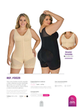 Plus Size Short Faja – Included Bra & Natural Butt Lift | REF. F0029
